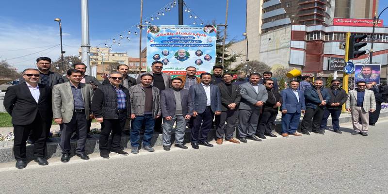 با حضور گسترده جامعه مهندسین ساختمان راهپیمائی روز قدس برگزار گردید
